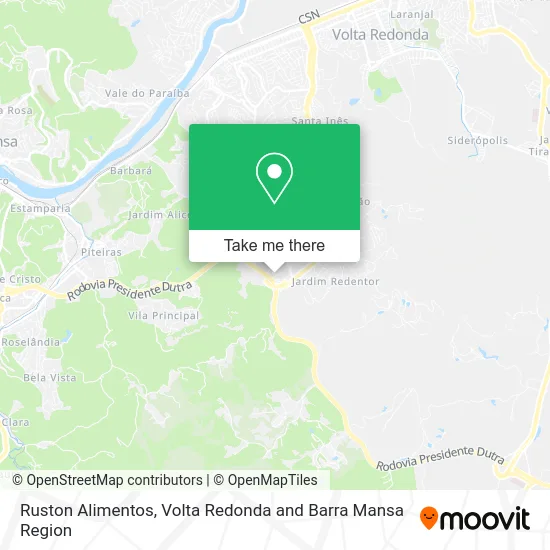 Ruston Alimentos map