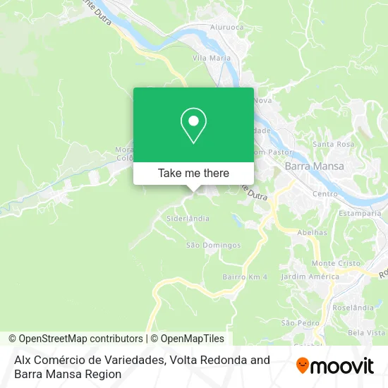 Alx Comércio de Variedades map