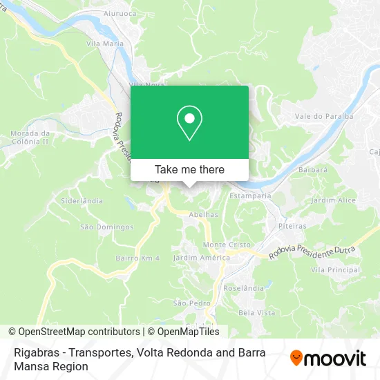 Rigabras - Transportes map