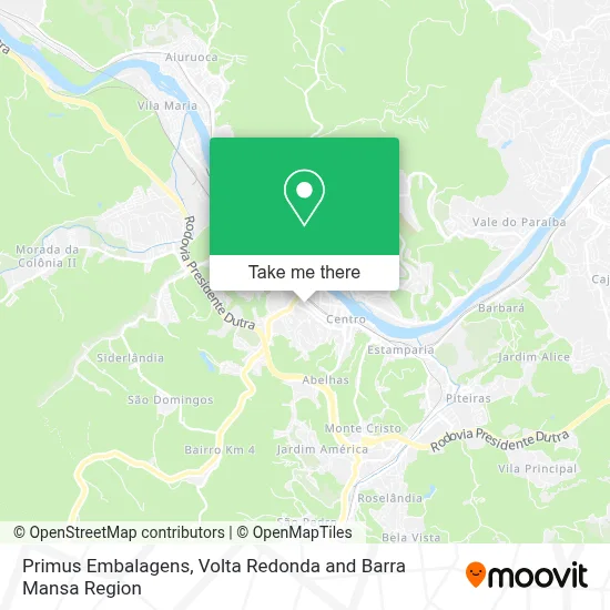 Primus Embalagens map