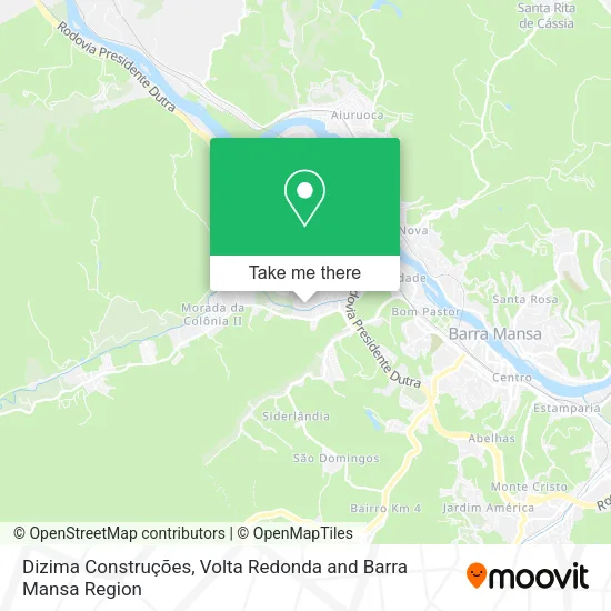 Mapa Dizima Construções