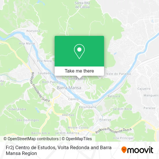 Fr2j Centro de Estudos map