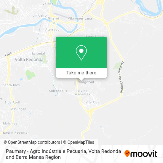 Paumary - Agro Indústria e Pecuaria map