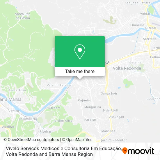 Vivelo Servicos Medicos e Consultoria Em Educação map
