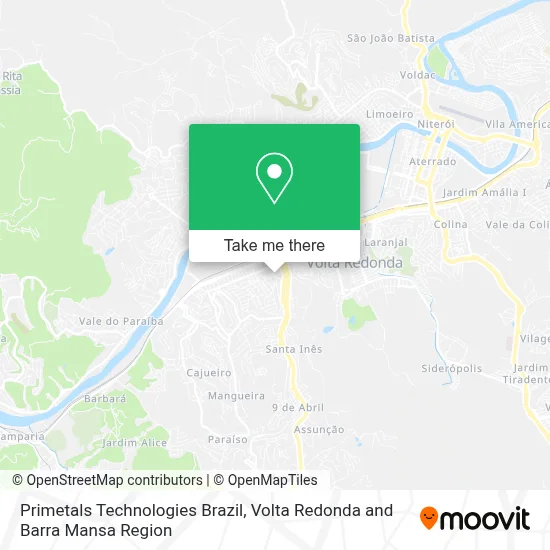 Primetals Technologies Brazil map