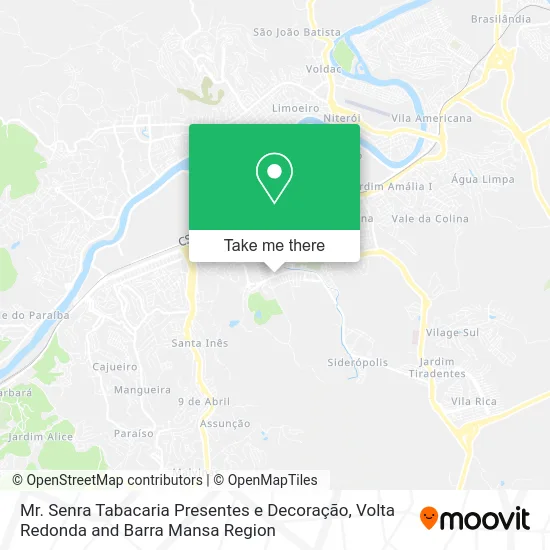 Mr. Senra Tabacaria Presentes e Decoração map