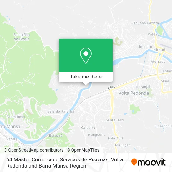 54 Master Comercio e Serviços de Piscinas map