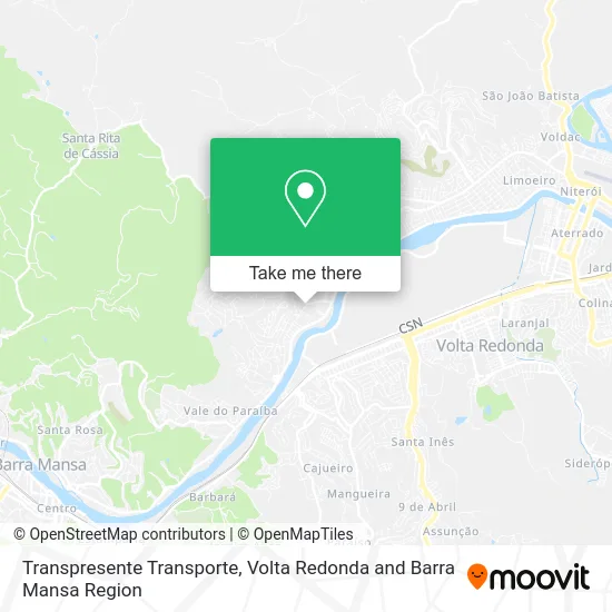 Transpresente Transporte map