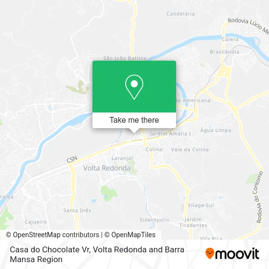 Casa do Chocolate Vr map