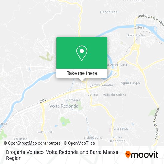Drogaria Voltaco map