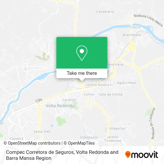 Compec Corretora de Seguros map