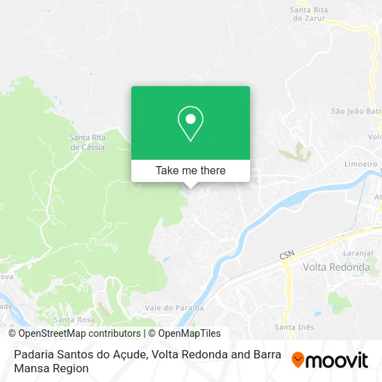 Padaria Santos do Açude map