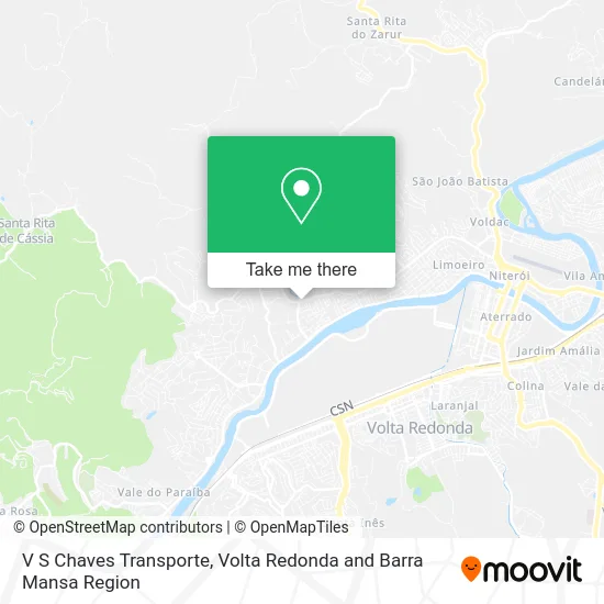 V S Chaves Transporte map