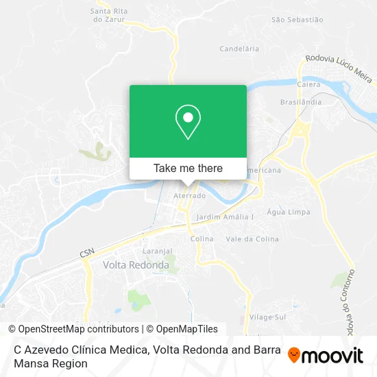 C Azevedo Clínica Medica map