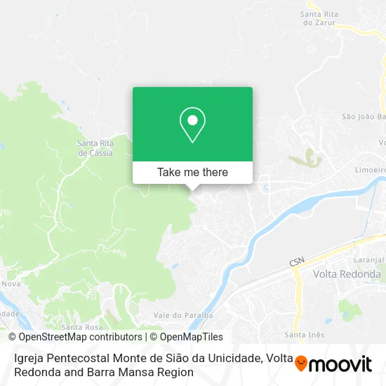 Igreja Pentecostal Monte de Sião da Unicidade map