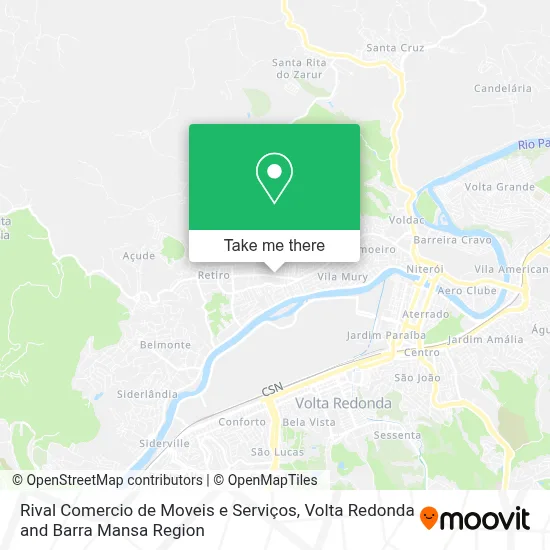 Rival Comercio de Moveis e Serviços map