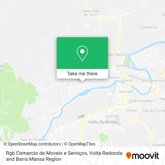 Rgb Comercio de Moveis e Serviços map