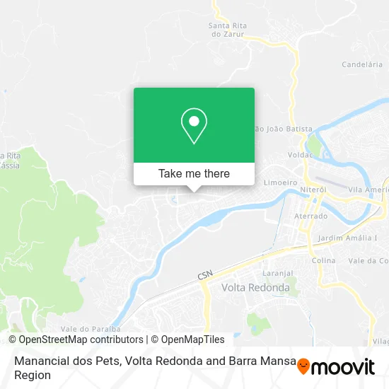 Manancial dos Pets map