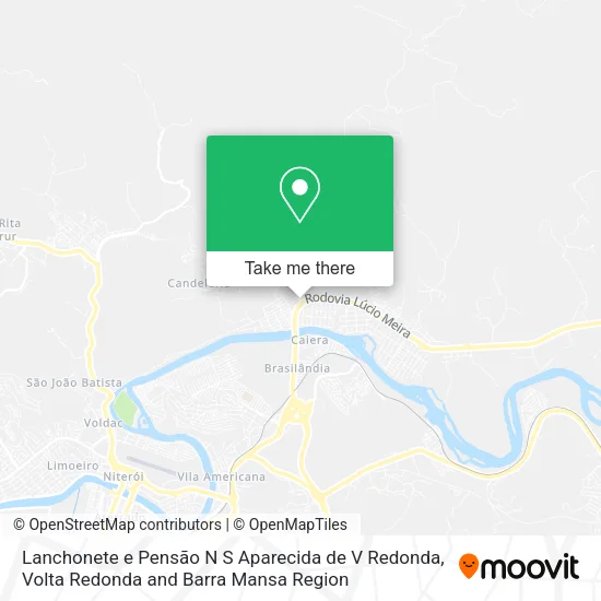 Lanchonete e Pensão N S Aparecida de V Redonda map