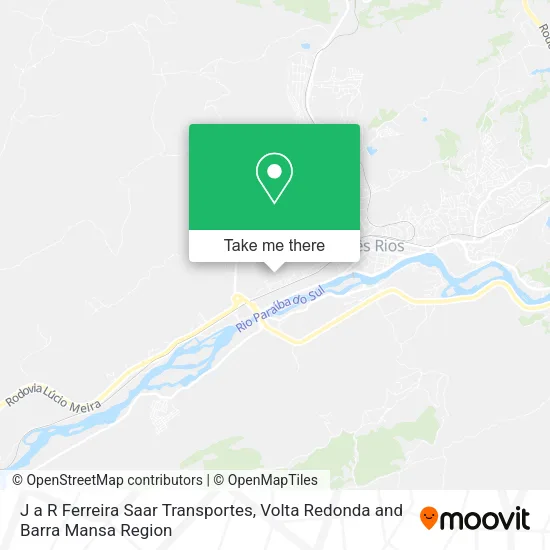 J a R Ferreira Saar Transportes map