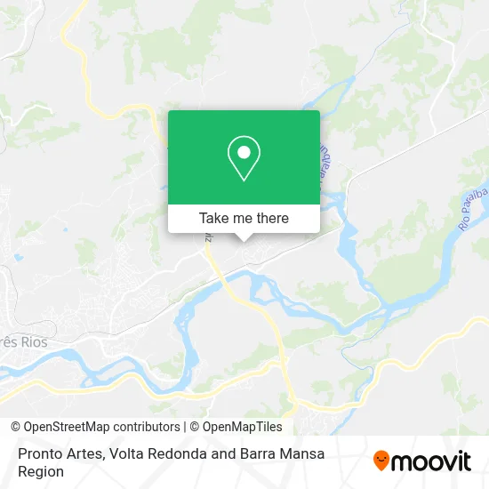 Pronto Artes map