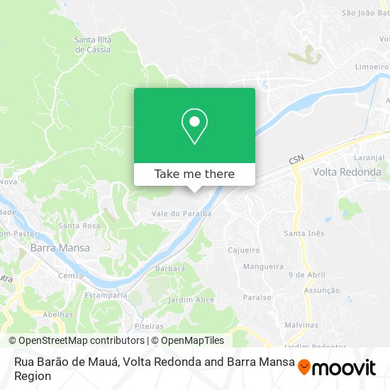 Mapa Rua Barão de Mauá