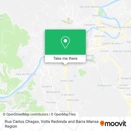 Rua Carlos Chagas map