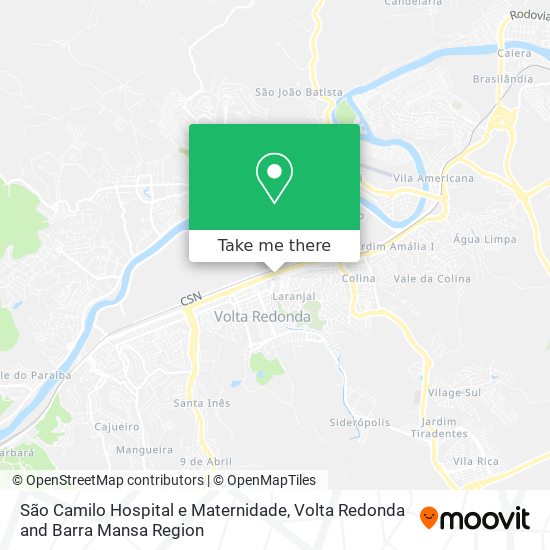 São Camilo Hospital e Maternidade map