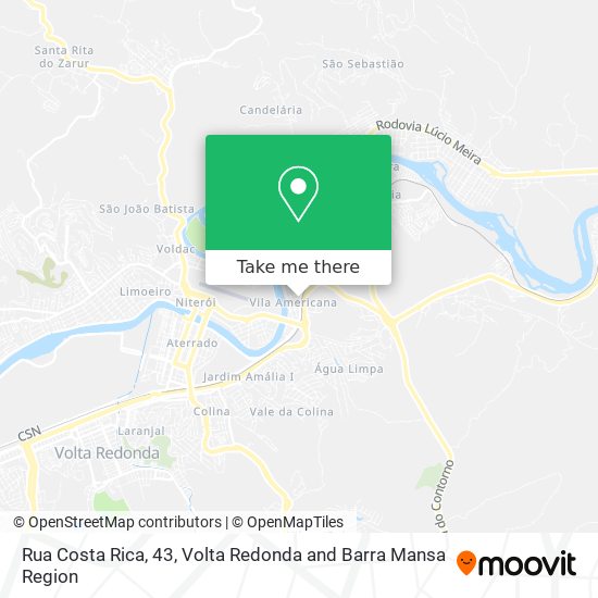 Rua Costa Rica, 43 map