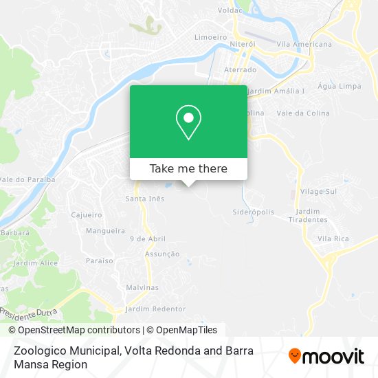 Zoologico Municipal map