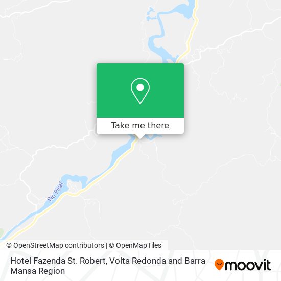 Hotel Fazenda St. Robert map