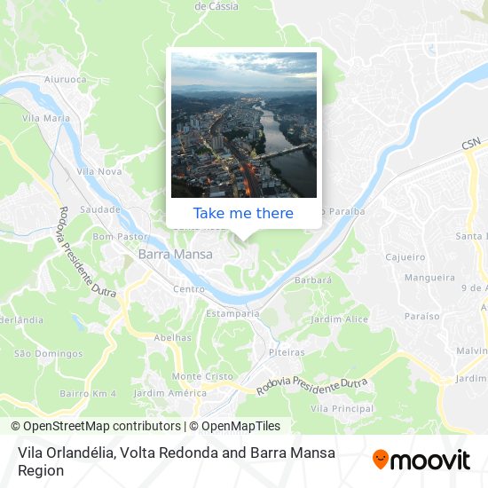 Vila Orlandélia map