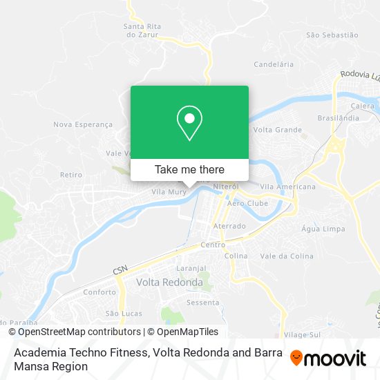 Academia Techno Fitness map