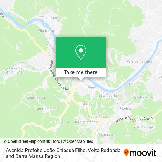 Avenida Prefeito João Chiesse Filho map