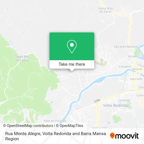 Rua Monte Alegre map