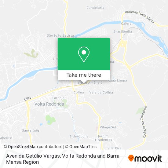 Avenida Getúlio Vargas map