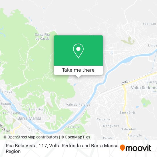 Rua Bela Vista, 117 map