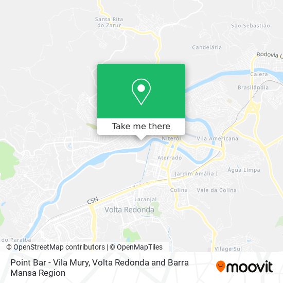 Point Bar - Vila Mury map