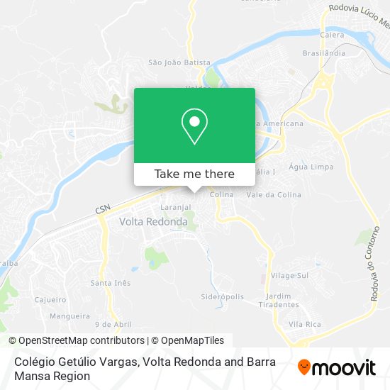 Colégio Getúlio Vargas map