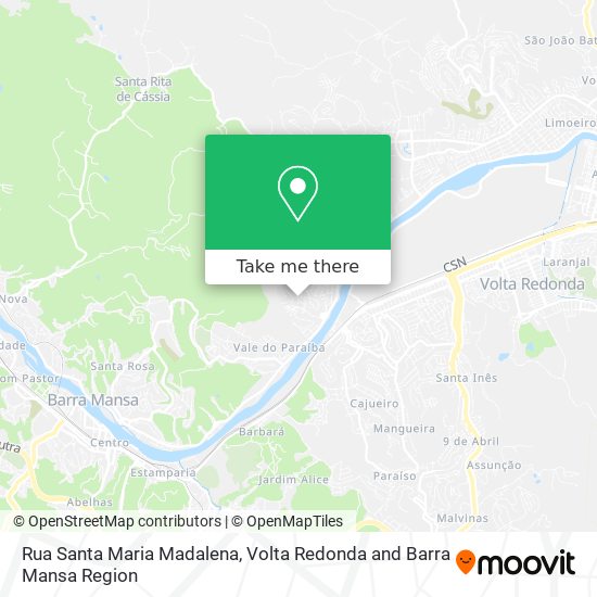 Rua Santa Maria Madalena map