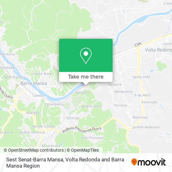 Sest Senat-Barra Mansa map