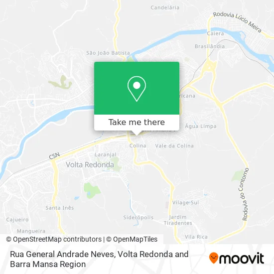Rua General Andrade Neves map