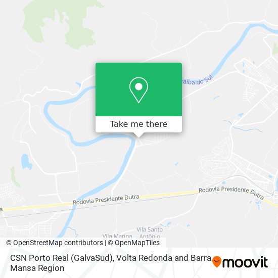CSN Porto Real (GalvaSud) map