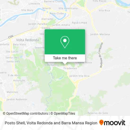 Posto Shell map