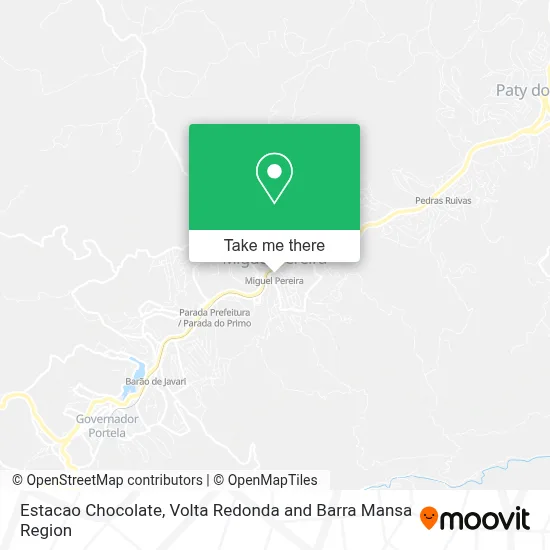 Estacao Chocolate map
