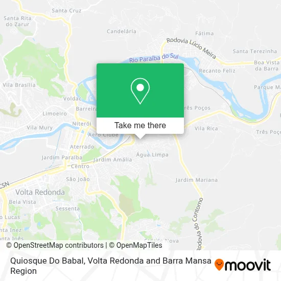 Quiosque Do Babal map