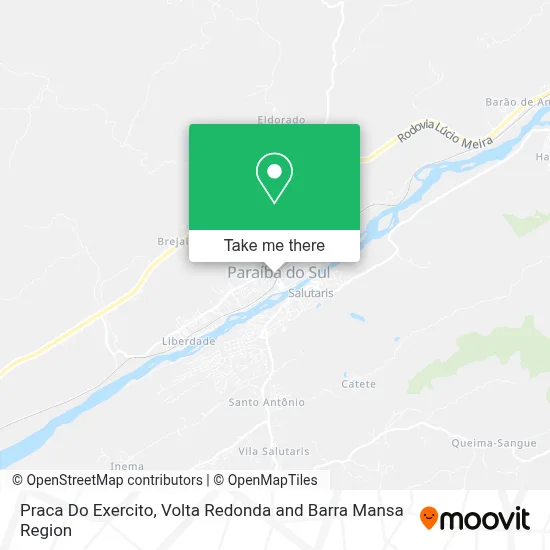 Praca Do Exercito map