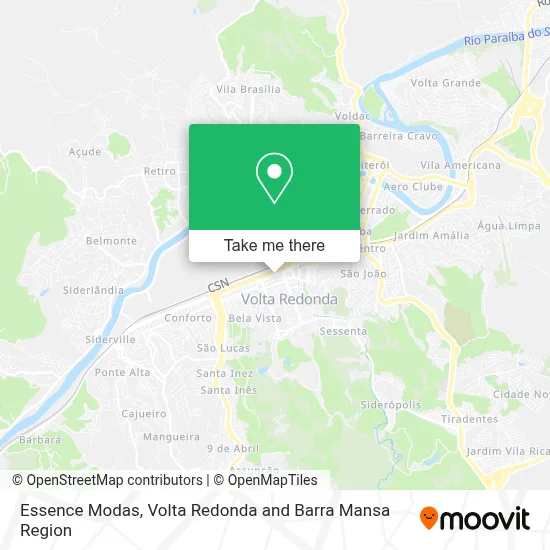 Essence Modas map