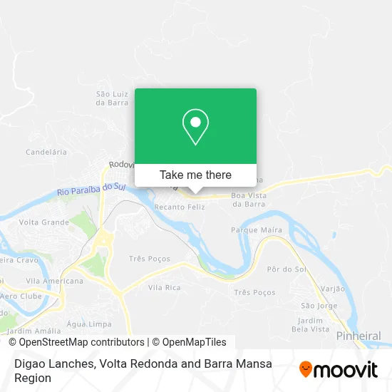 Digao Lanches map