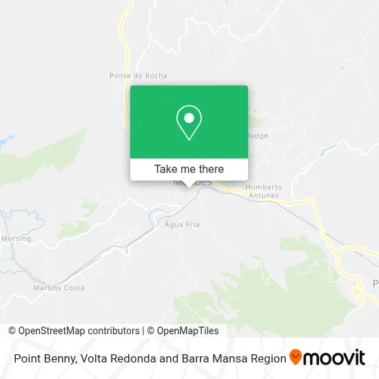 Point Benny map